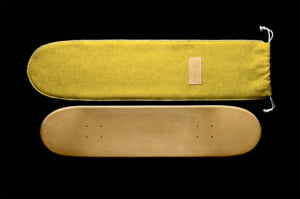 Leather-skateboard