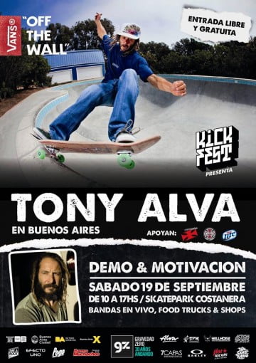 Tony Alva en buenos aires argentina 2015