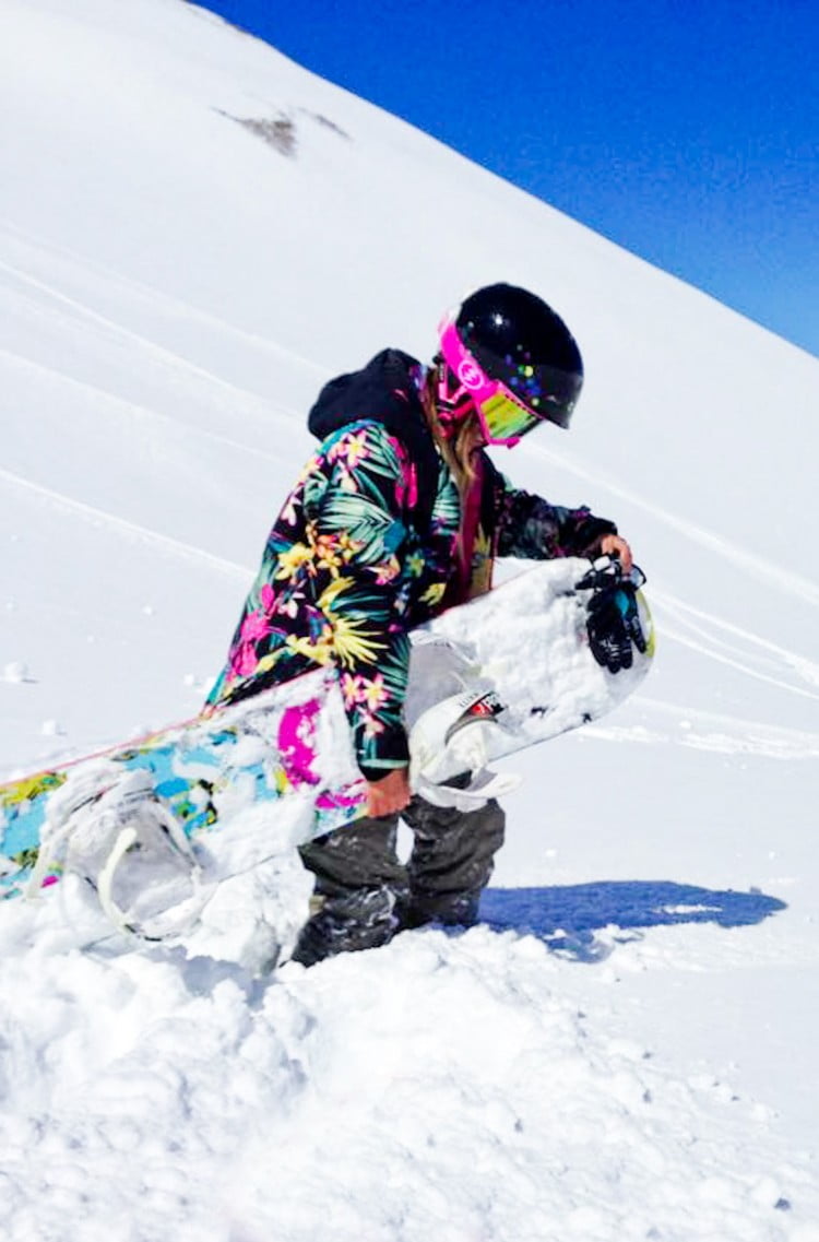 Flor Boaglio, amante de los deportes de tabla y fotógrafa