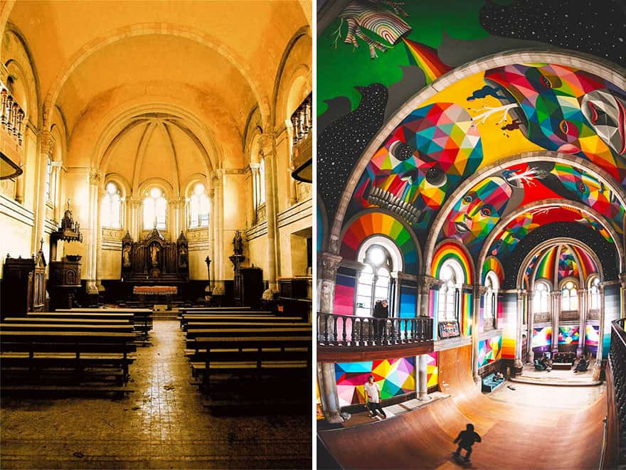 Este-artista-convirtió-una-antigua-iglesia-en-un-Skate-Park-3