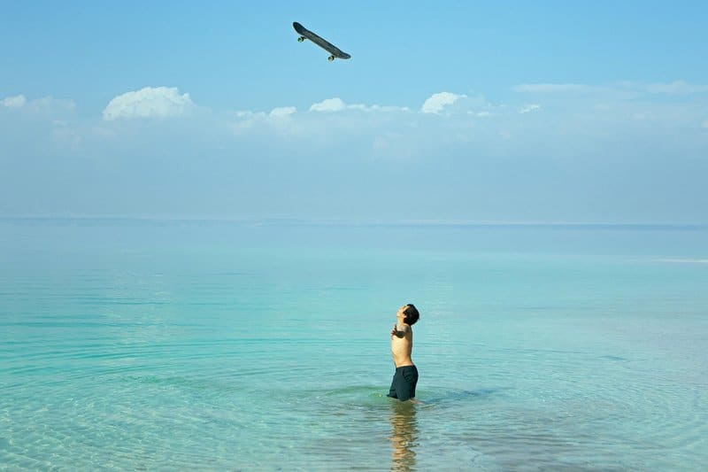Milton Martinez Milton alucina con la sensación de flotar en el Mar Muerto. ¡Era la bomba! © Sergio Alvarez