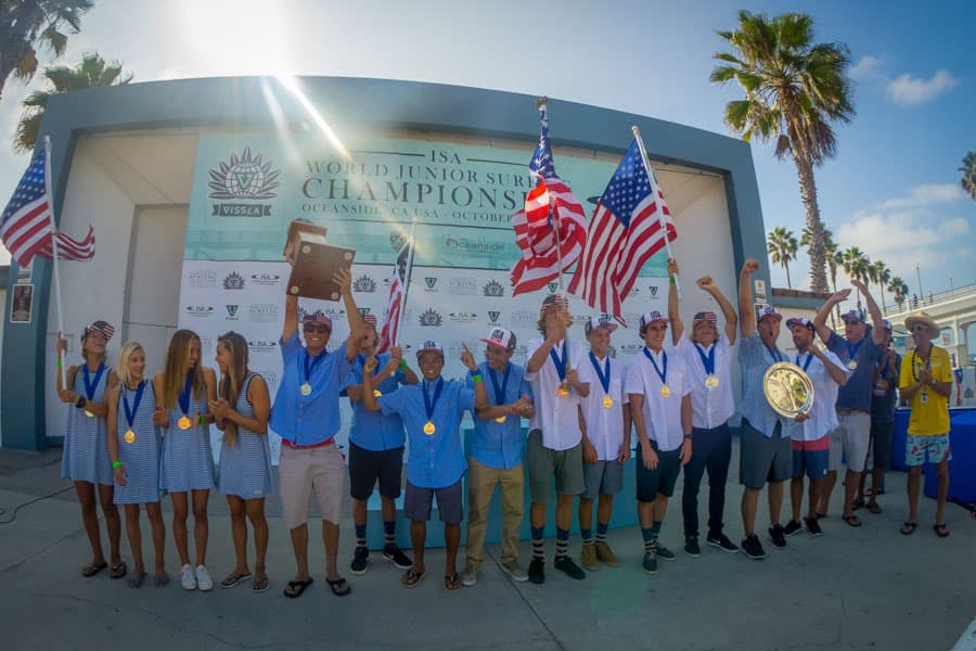 ¨Estados Unidos gana el Campeonato Mundial de Surf Junior 2015¨