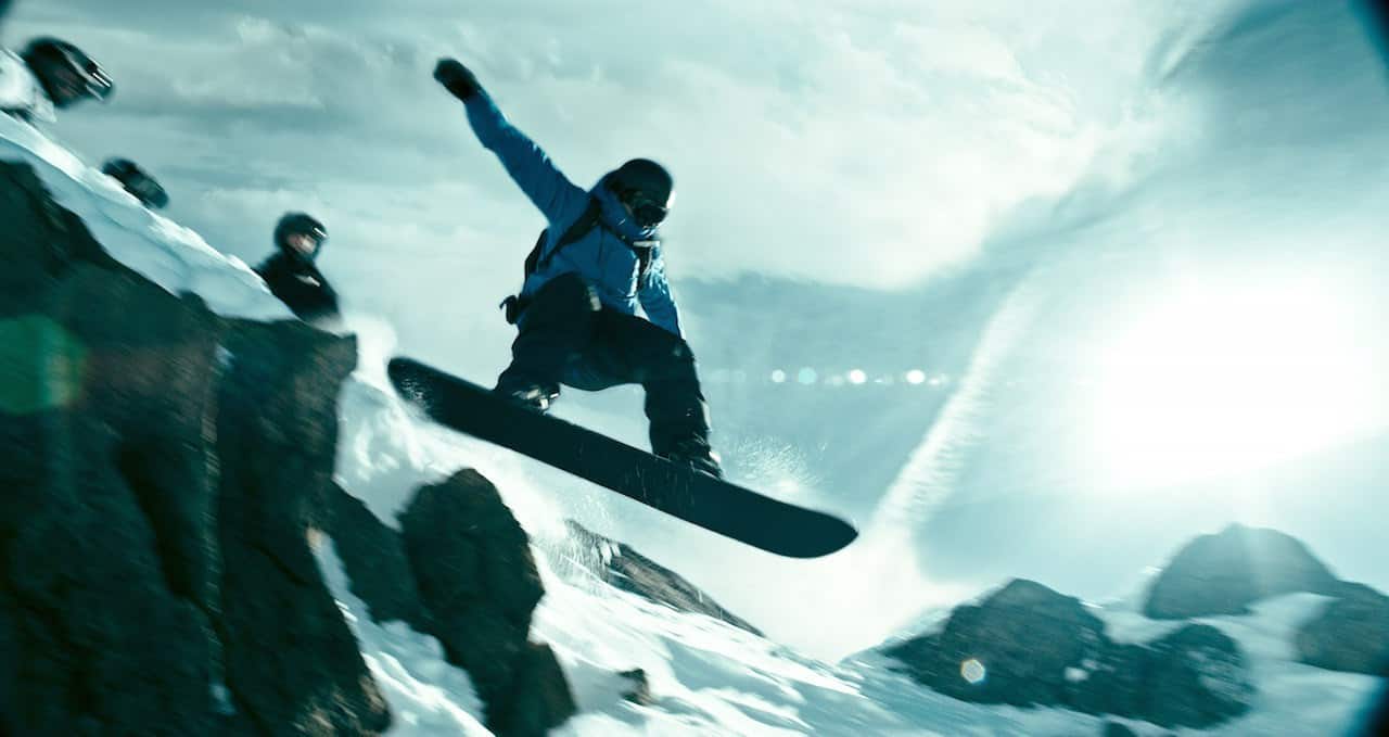 Los mejores snowboarders son dobles de riesgo en la nueva Point Break